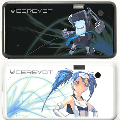 <b>CerevoCam CEREVOTバージョン（上からブラック、ホワイト）</b>