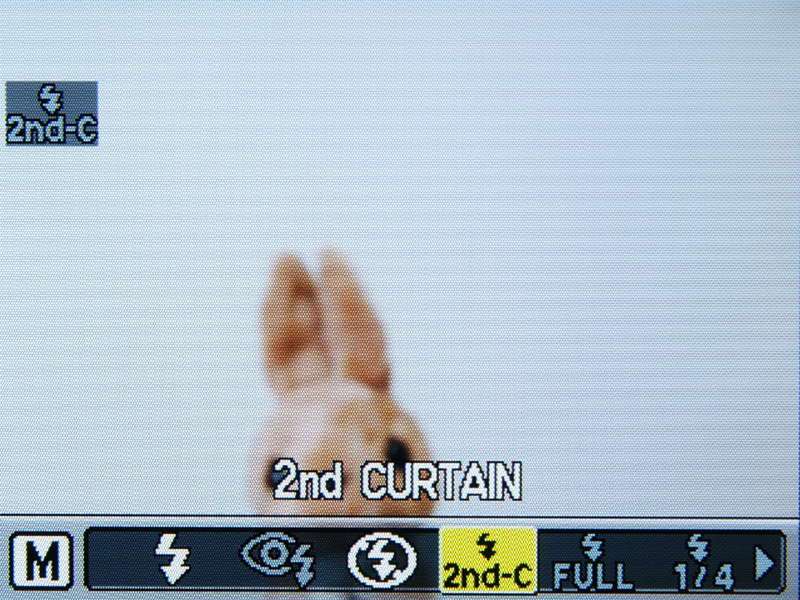 <b>ライブコントロールのストロボ設定項目</b>