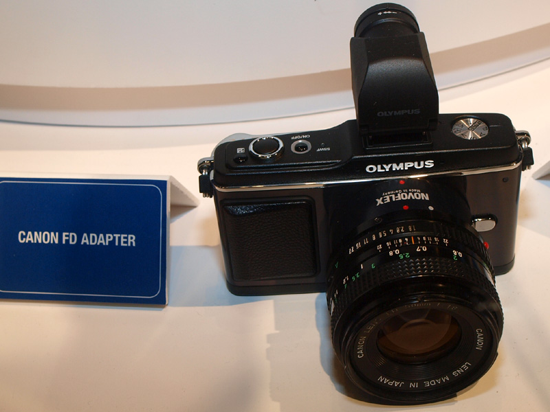 <b>ノボフレックス製のキヤノンFDアダプター</b>