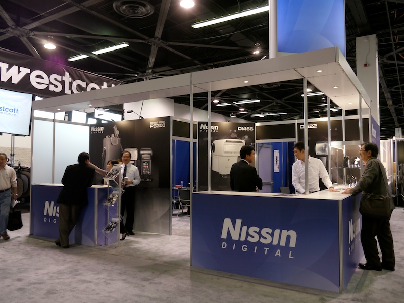 <b>ニッシンジャパンのブース</b>