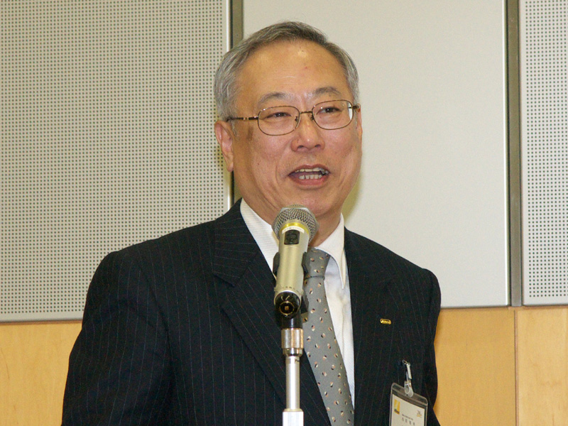 <b>ニコンイメージングジャパン取締役社長西岡隆男氏</b>