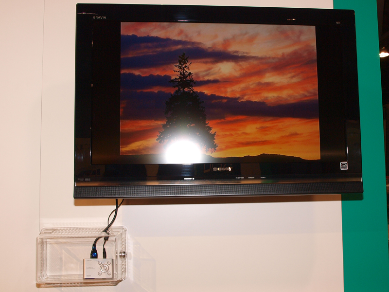 <b>メモリーカード内の映像を映し出している</b>