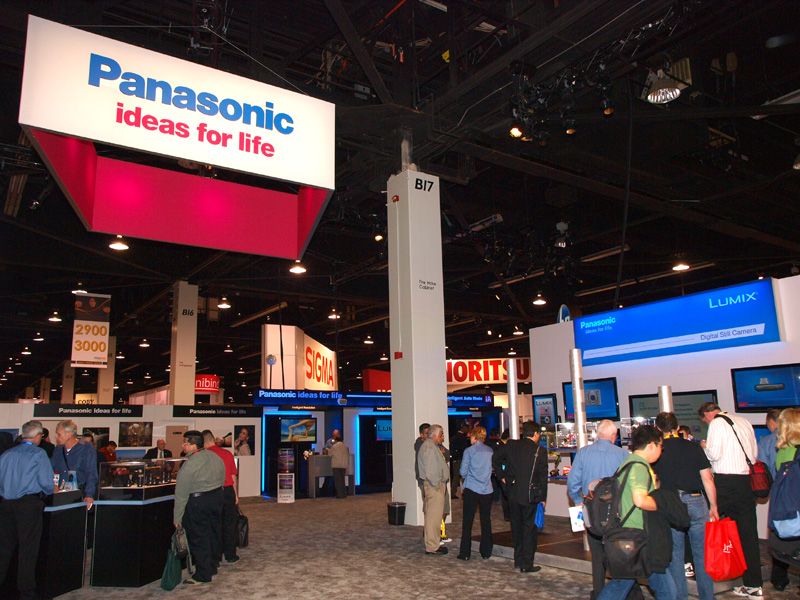 <b>パナソニックブース</b>