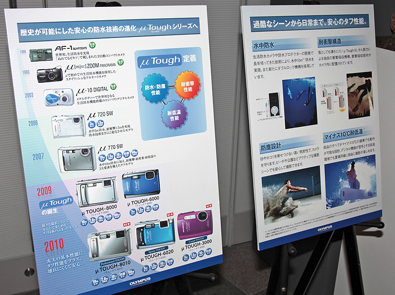 <b>防水カメラの歴史</b>