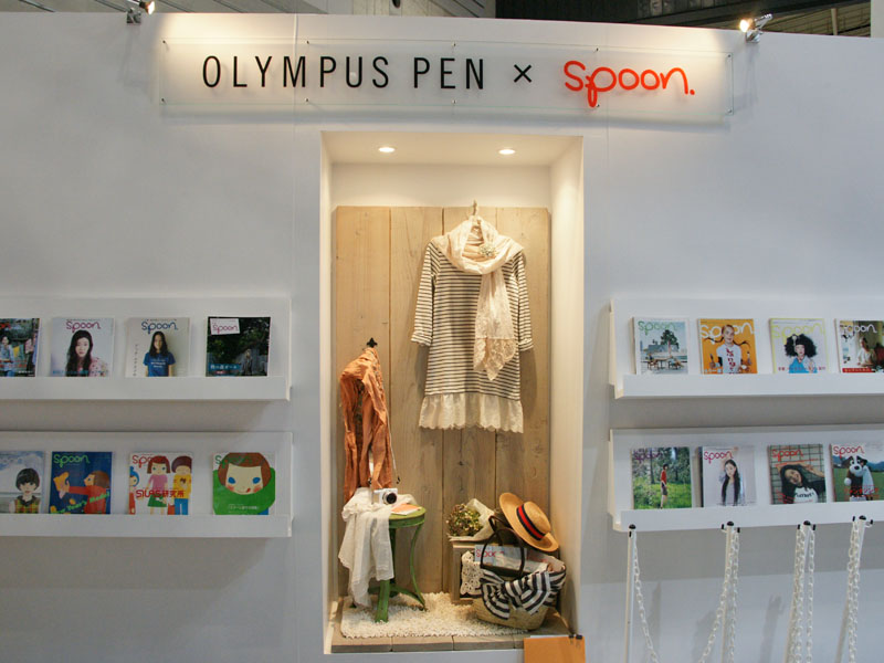 <b>「spoon.」とのコラボ展示</b>