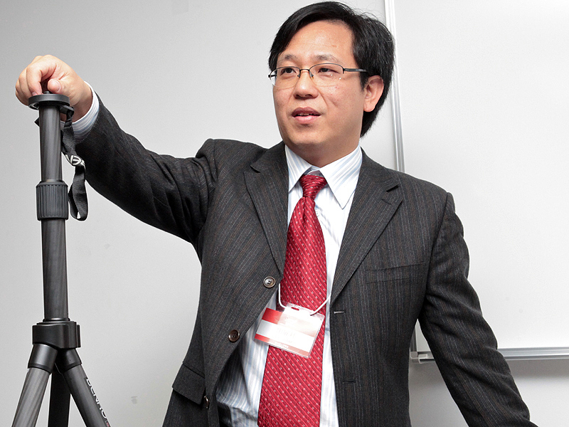 <b>ベンロの劉昊社長</b>