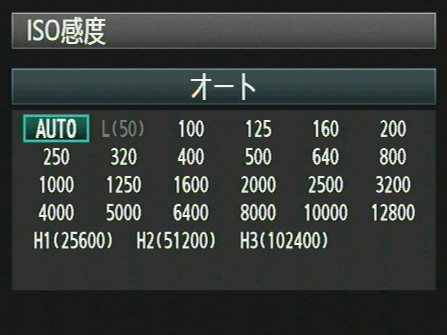 <b>EOS-1D系としてはISOオートを初採用。高感度は拡張機能でISO102400相当まで設定可能。月明かりでのポートレート撮影も夢ではなくなりつつある!?</b>
