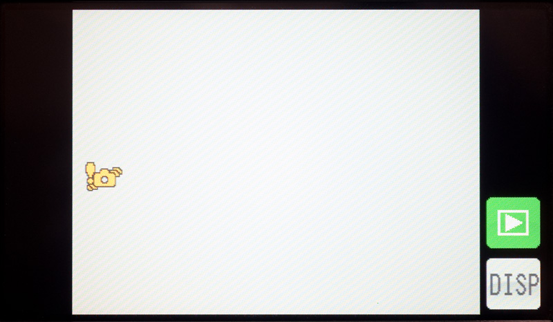 <b>こちらは「DISP」ボタンを押して、情報表示をオフにした状態。なんか、消しすぎな気もしなくはない</b>