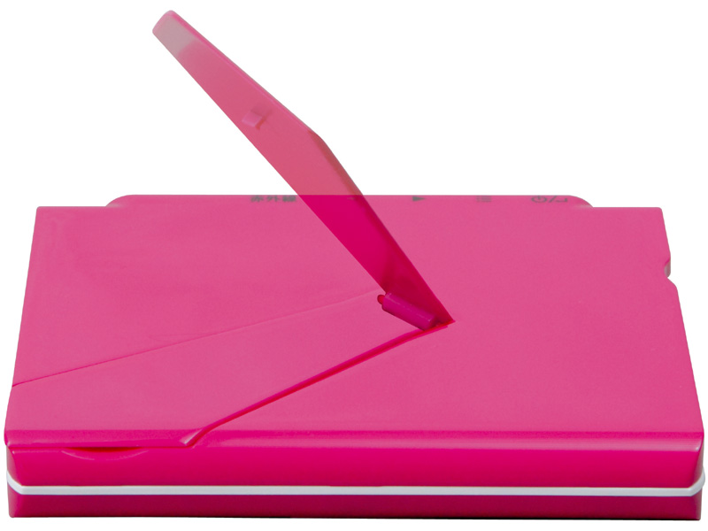 <b>折り畳み式のスタンドを備える</b>