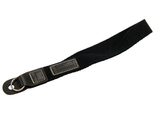 <b>Cotton Wrist Strap（CWST-200、ブラック/アイボリーステッチ）</b>