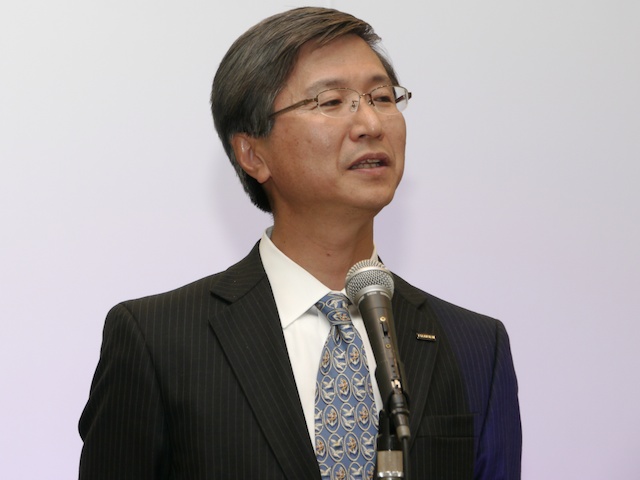 <b>写真感光材料工業会の境裕之会長代行</b>