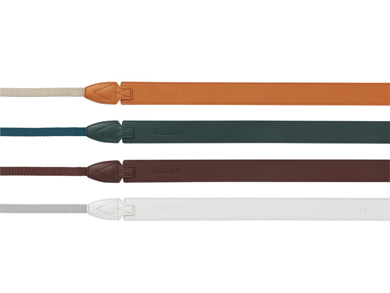 <b>クリアレザーストラップ（上からブラウン、グリーン、ダークブラウン、ホワイト）</b>