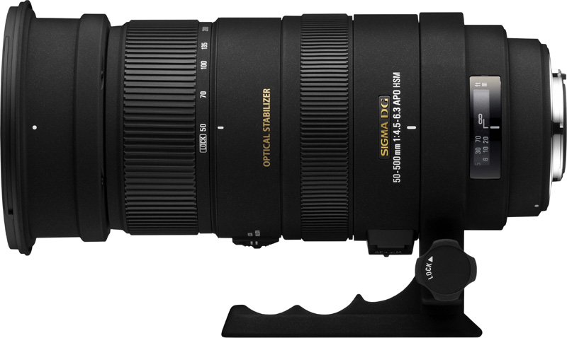 <b>APO 50-500mm F4.5-6.3 DG OS HSM。キヤノン用、シグマ用、ニコン用が発売済。ソニー用とペンタックス用は発売未定</b>