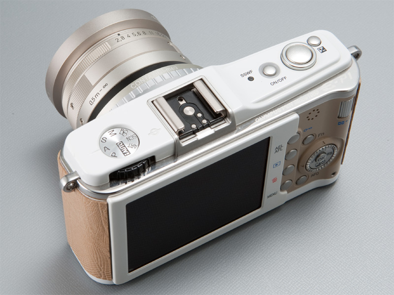 <b>純正広角フード「GG-1」を装着。逆光性能にすぐれたレンズなので、広角用でもフレアは少なめだった</b>