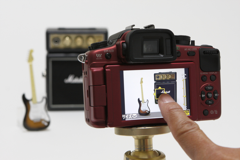 <b>フォーカスエリアを指で好みの場所に移動できる。構図にこだわりたい撮影の時など便利であるほか、追尾AFでも対応する。フォーカスエリアのサイズは大中小から選ぶことも可能</b>