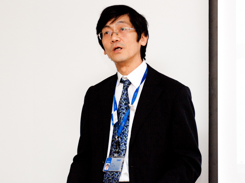 <b>DNPフォトルシオ第2営業本部プロフォトソリューショングループリーダーの川口和之氏</b>