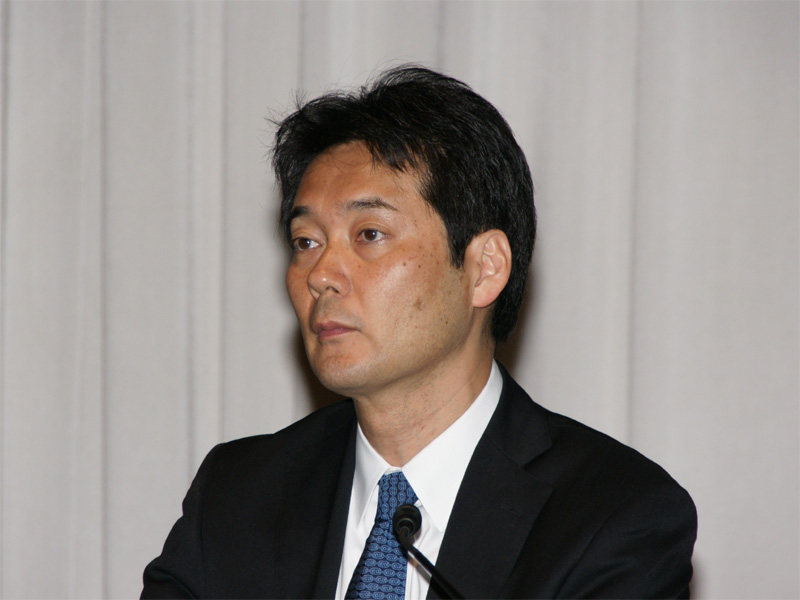 <b>同社広報センター長の神戸司郎氏</b>