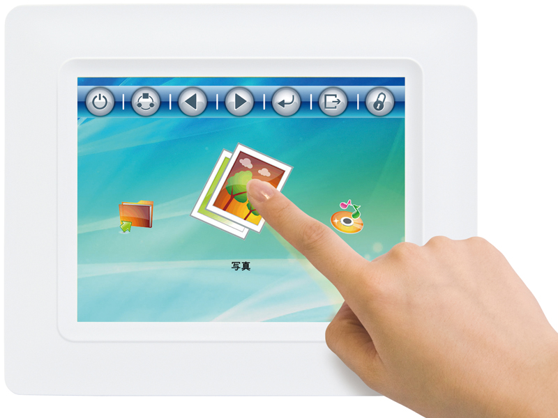 <b>タッチスクリーンによる操作が可能</b>