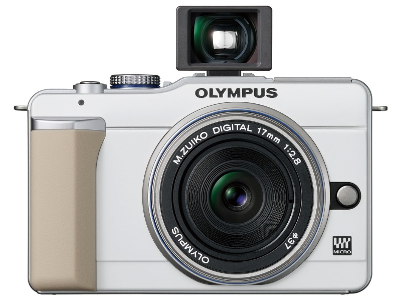 <b>E-PL1（ホワイト）+M.ZUIKO DIGITAL 17mm F2.8+VF-1</b>