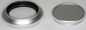 <b>ドームフード37mm シルバー P0.75キャップ付き</b>