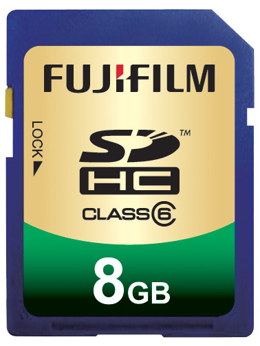 <b>フジフイルムSDHCカード8GB</b>