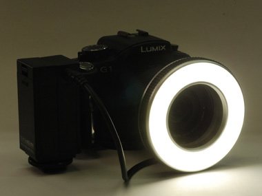 <b>発光させたところ</b>