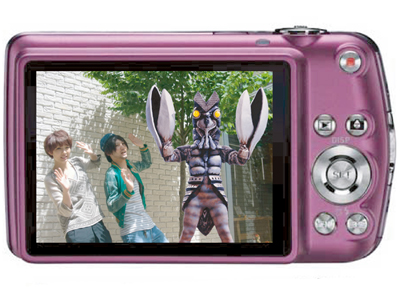 <b>ダイナミックフォト機能を利用した合成イメージ</b>