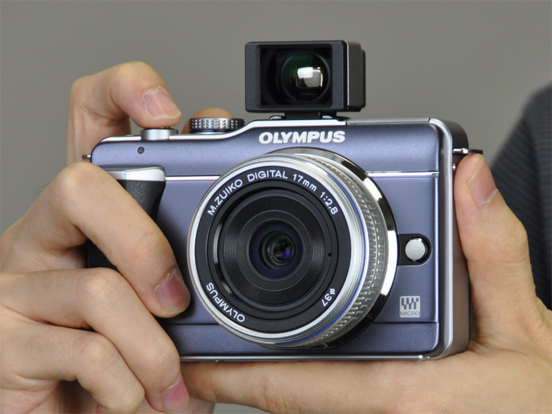 <b>E-PL1パンケーキキット（ブルーブラック）</b>