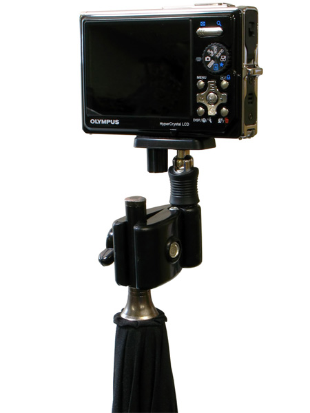 <b>傘先への取り付け例</b>