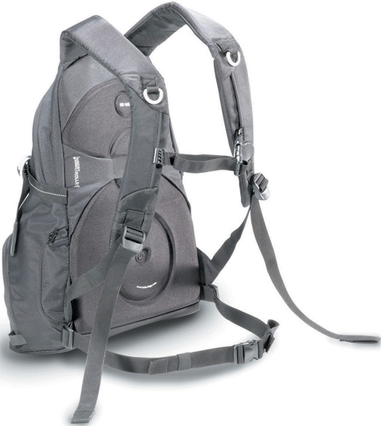 <b>体にフィットし安定して背負えるというハーネスシステム</b>