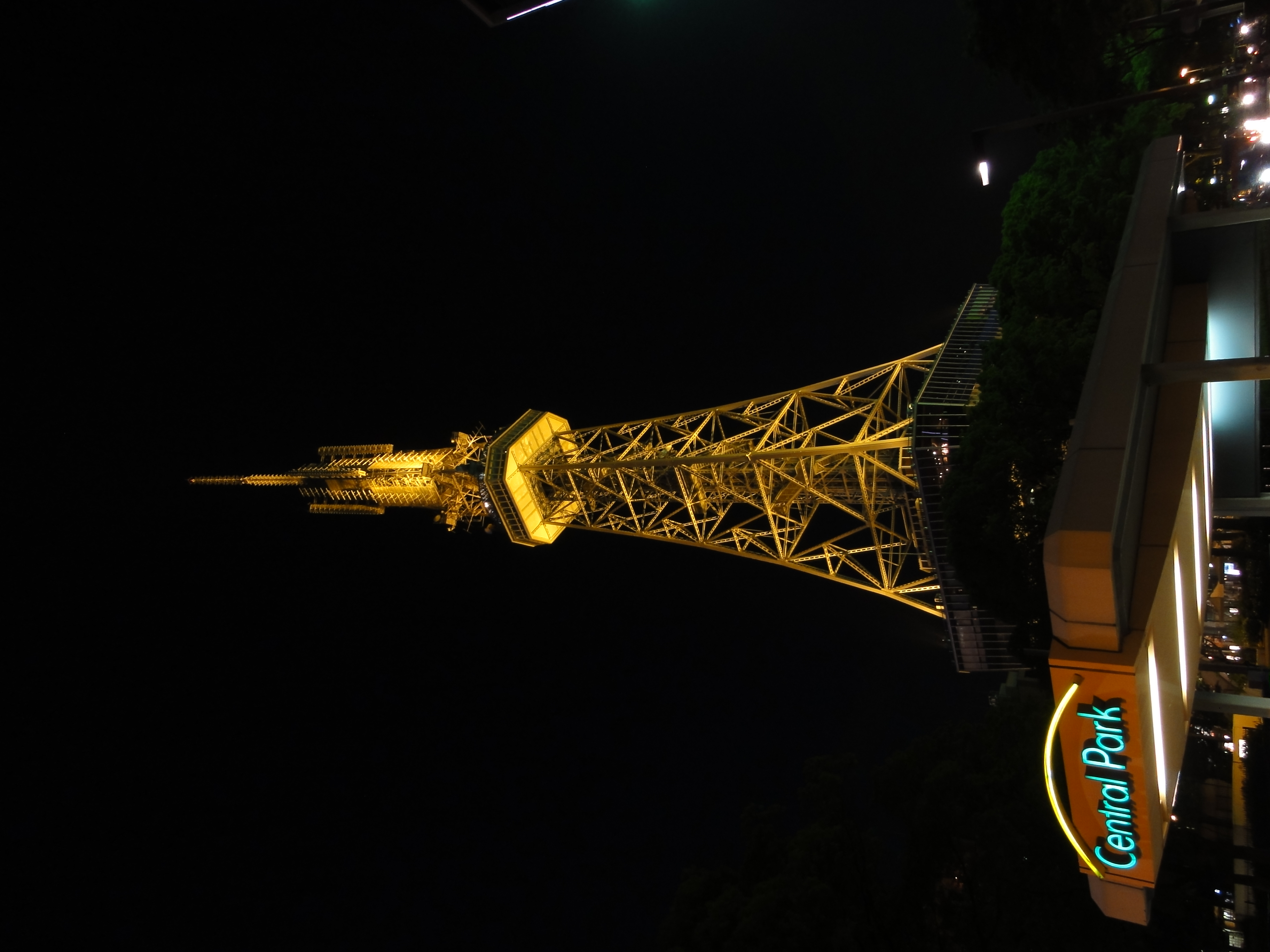 <b>手持ち夜景で撮影<br>DSC-HX5V / 約3.0MB / 2,736×3,648 / 1/13秒 / F3.5 / -2.0EV / ISO400 / WB:オート / 4.2mm</b>