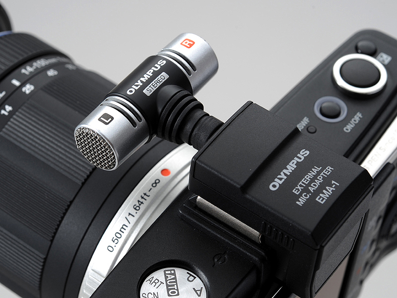 <b>E-P2に装着したところ</b>