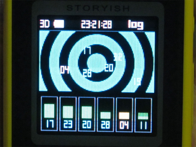 <b>4機以上の衛星を捕捉している状態</b>