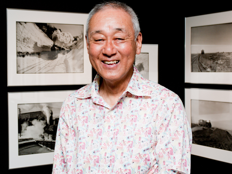 <b>鉄道写真で最も大切なのは「安全」だと広田さん。鉄道を心から愛する人の重い言葉だ</b>