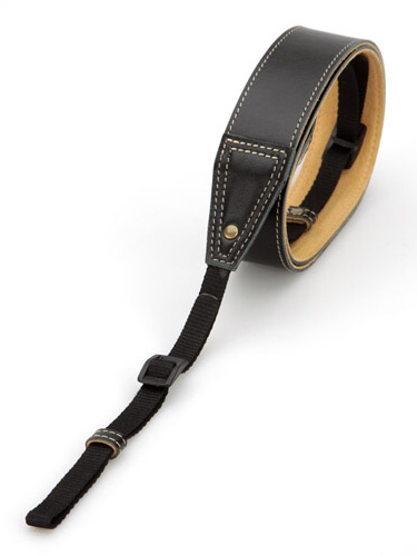 <b>本革ネックストラップ30（ブラック）</b>