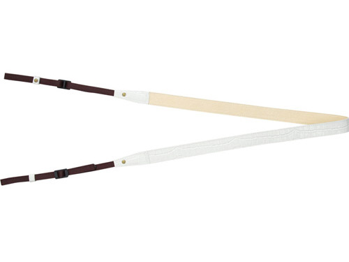 <b>本革ネックストラップ20（クロコ調パープル）</b>