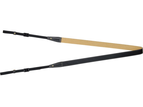 <b>本革ネックストラップ20（クロコ調ブラック）</b>