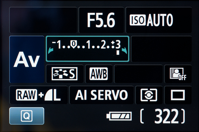 <b>さらに、プラス補正。バーグラフがスライドして表示するようになっている</b>