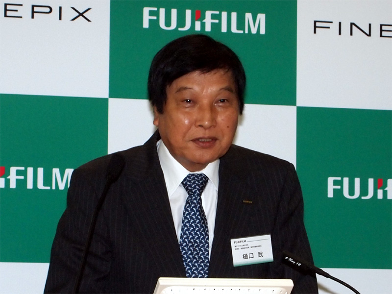 <b>同社取締役 常務執行役員 電子映像事業部長の樋口武氏</b>