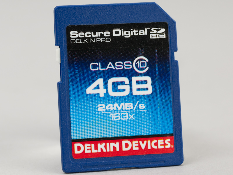 <b>Delkin SDHC Pro Class10 4GB</b>