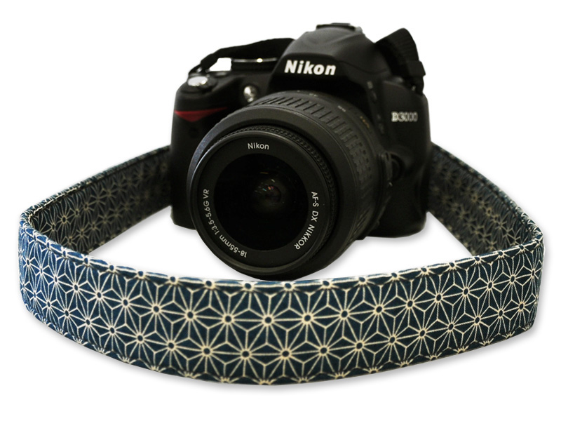 <b>D3000への装着例（群青）</b>