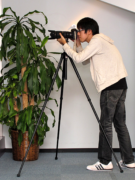 <b>脚をすべて伸ばしたところ</b>