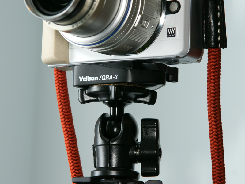 <b>クイックシューの「QRA-3」も併用した</b>