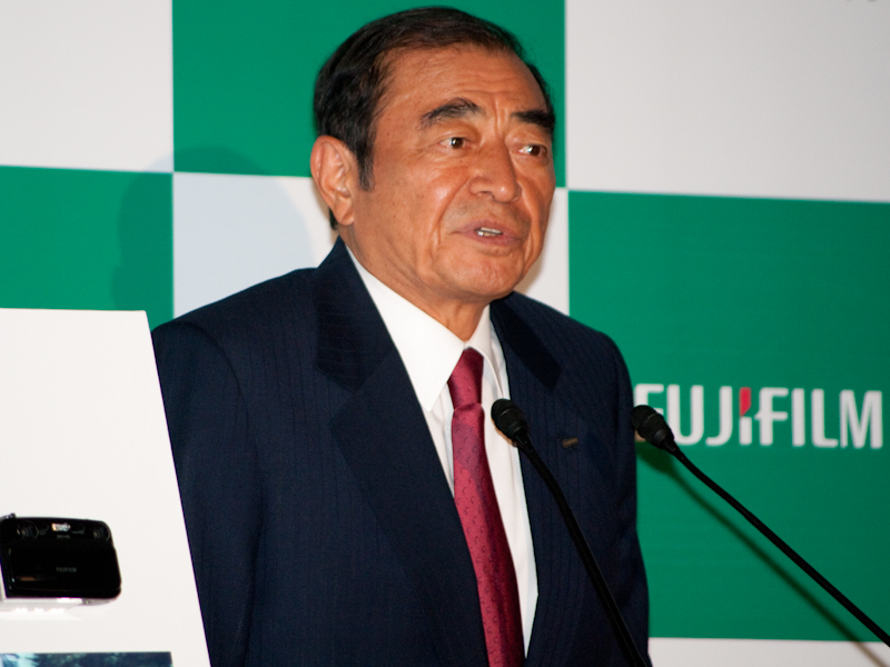 <b>代表取締役CEOの古森重隆氏</b>