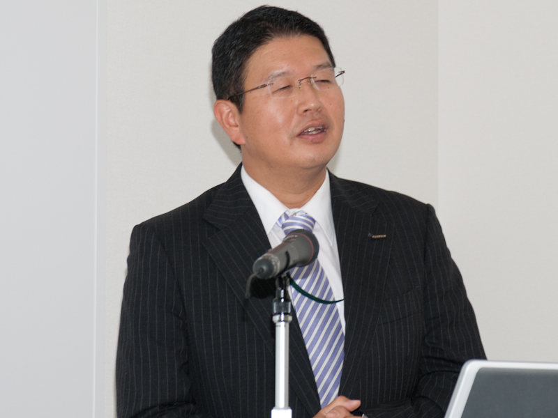 <b>宣伝部長の井上京一氏</b>