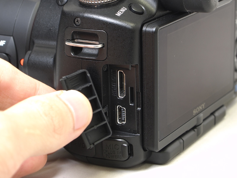 <b>HDMI端子とUSB端子</b>