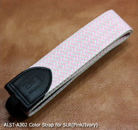 <b>Color Strap for SLR(ALST-A302 Pink/Ivory)</b>