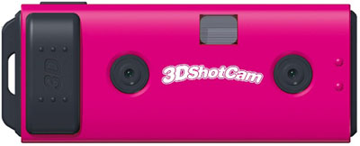 <b>3D Shot Cam。ピンク（左）とホワイト（右）</b>