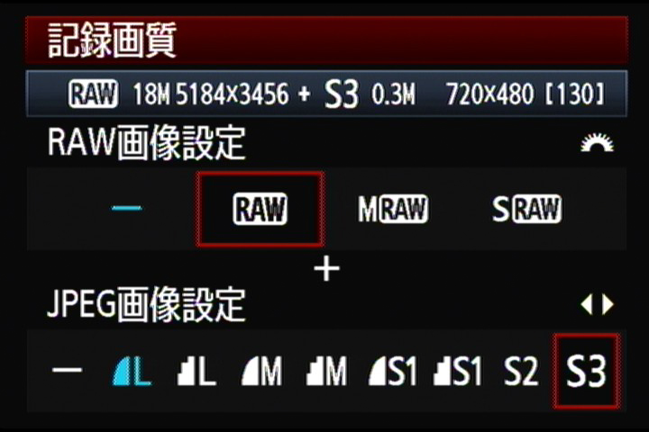 <b>記録画質にS2（1,920×1,280ピクセル）、S3（720×480ピクセル）を追加。Web用途を想定しているという</b>
