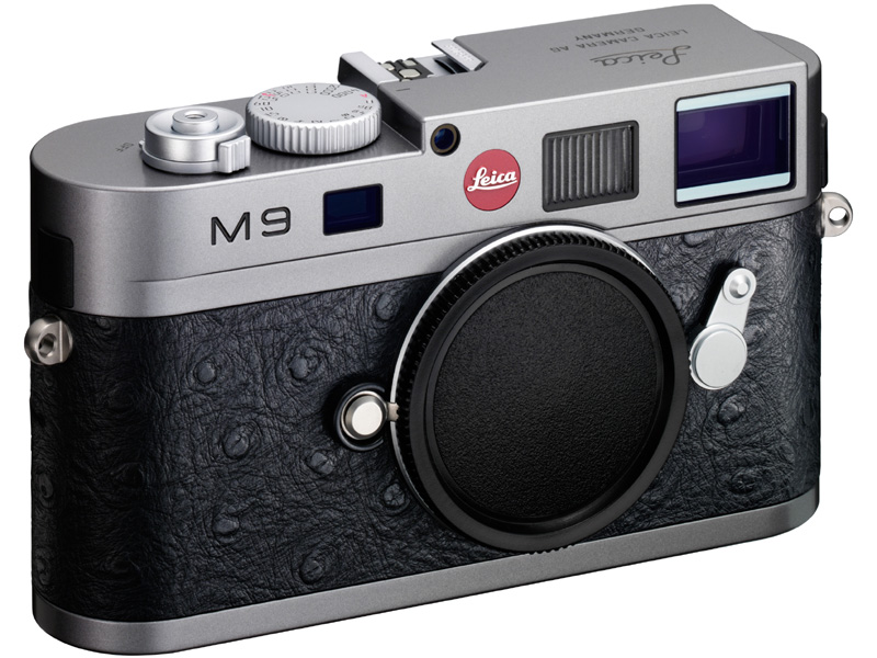 <b>M9スチールグレーオーストリッチブラックレザー</b>